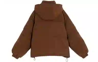 Sen Female Tribe Melard Vintage Oil Painting Series Down Jacket Brown