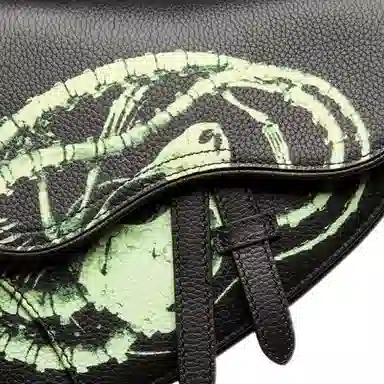 Dior x Cactus Jack Saddle Bag Mini Black