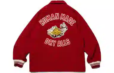 HUMAN MADE FW23 Badge Embroidered Baseball Jacket
