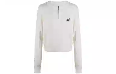 花铃太太 通勤纯色修身长袖针织衫 女款