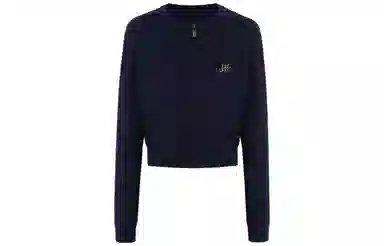 花铃太太 通勤纯色修身长袖针织衫 女款