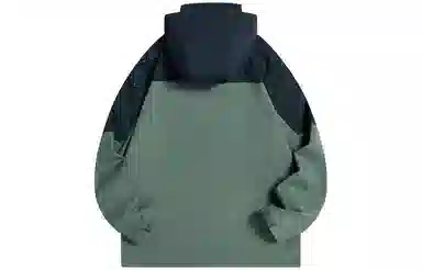 特步 户外系列 加绒保暖连帽运动休闲长袖冲锋衣 男款