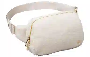 lululemon Everywhere Belt Bag White Gold