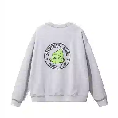 星际者 秋冬季保暖打底衫卡通章鱼图案字母印花卫衣 男女同款 加绒加厚可选