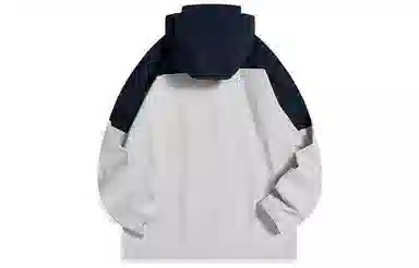 特步 户外系列 加绒保暖连帽运动休闲长袖冲锋衣 男款