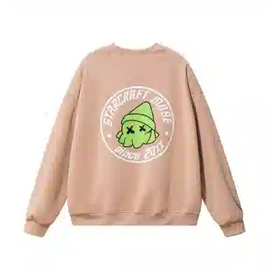 星际者 秋冬季保暖打底衫卡通章鱼图案字母印花卫衣 男女同款 加绒加厚可选