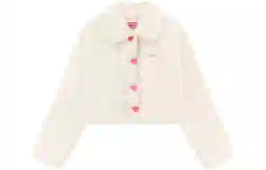 CHUU Faux Fur Collar Jacket