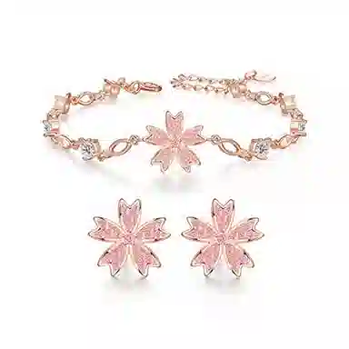 CHIEMOT Colorful cherry blossoms S925