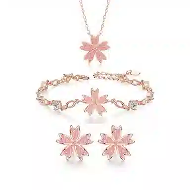 CHIEMOT Colorful cherry blossoms S925