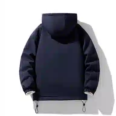KW Magic Tape Reversible Windproof Hooded Cotton Jacket