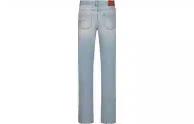 DIOR Washed Straight Jeans Light Blue