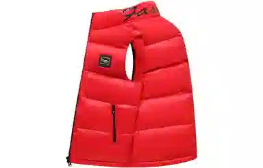 鸭鸭 轻薄立领休闲保暖纯色马甲 男款