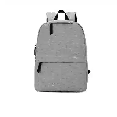 稻草人 百搭款背包大容量带电脑隔层商务背包短途旅行 织物 双肩包书包 常规 男女同款情侣款 灰色