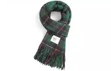 优幽兰 防风防寒护脖子保暖 小众高级感 绒线围巾 女款