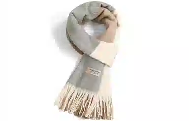 优幽兰 加厚 防风防寒 保暖护脖 绒线围巾 女款