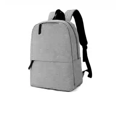 稻草人 百搭款背包大容量带电脑隔层商务背包短途旅行 织物 双肩包书包 常规 男女同款情侣款 灰色