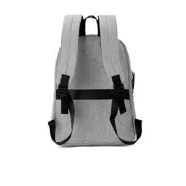 稻草人 百搭款背包大容量带电脑隔层商务背包短途旅行 织物 双肩包书包 常规 男女同款情侣款 灰色