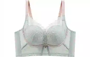 浪莎 拼接蕾丝聚拢收副乳文胸 女款