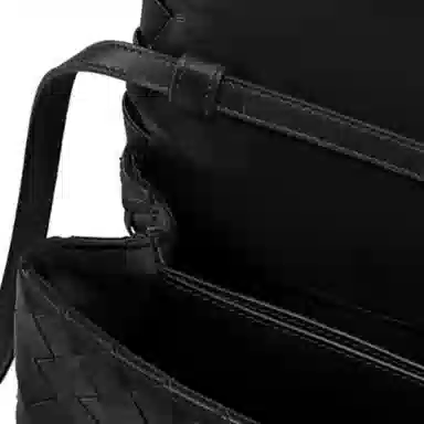 Bottega Veneta Small Messenger Bag Black