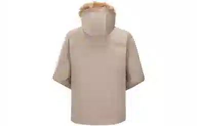 探路者 纯色连帽加厚防风保暖羽绒服 男款