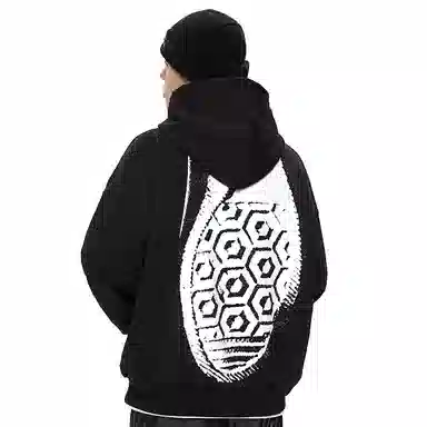Jifffly Hoodie Black
