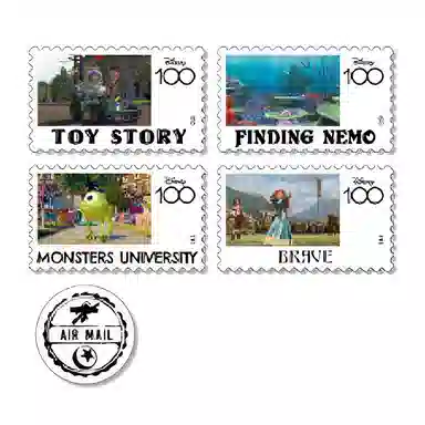 Disney 100th Anniversary Sticker Set