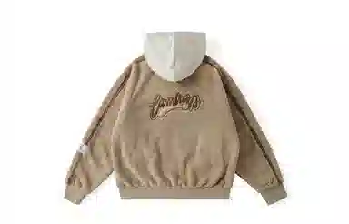 LAMLICKA Fleece Hoodie Khaki