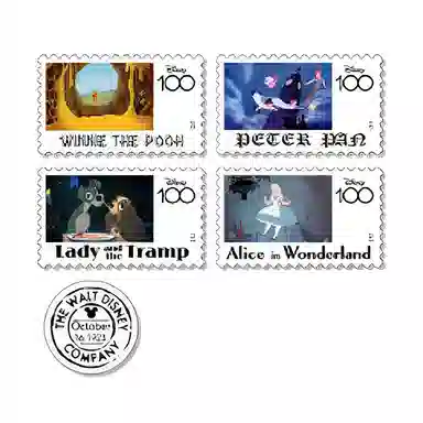 Disney 100th Anniversary Sticker Set
