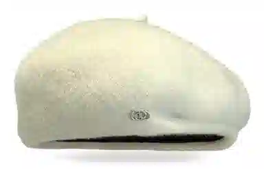 优幽兰 韩版显脸小画家设计感防风防寒针织加厚保暖高级感韩系 小众穿搭 绒线帽 女款