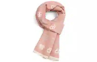 优幽兰 蝴蝶 两用护脖子防风防寒保暖简约休闲高级感 仿羊绒 绒线围巾 女款