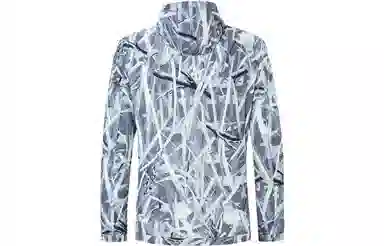 才子 休闲修身短款连帽夹克 男款 灰色