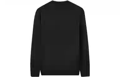 才子 打底内搭保暖圆领套头毛衣 男款 黑色