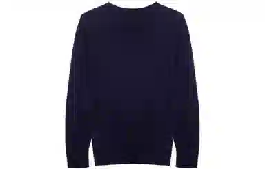 才子 满印风刺绣圆领休闲毛衣 男款