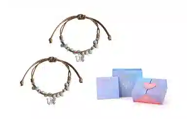 饰伴 国潮小众设计感复古新国风文艺蝴蝶手链 时尚潮流可爱百搭手饰 女款