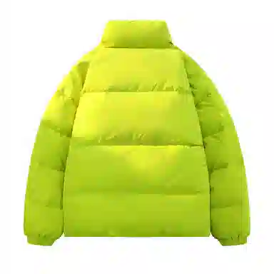 鸭鸭 纯色简约立领休闲长袖面包羽绒服 男女同款