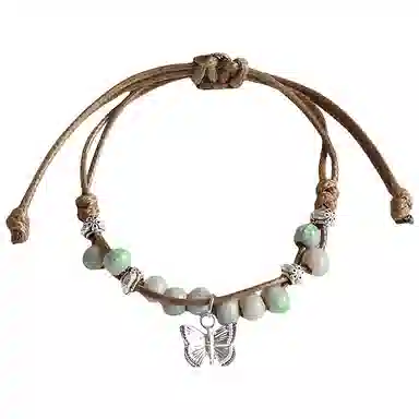 饰伴 国潮小众设计感复古新国风文艺蝴蝶手链 时尚潮流可爱百搭手饰 女款