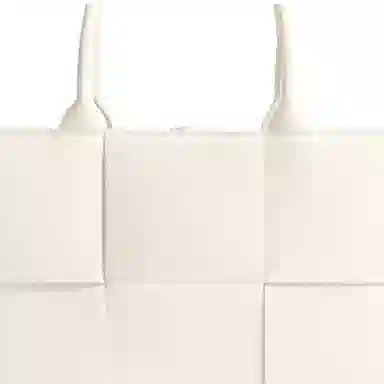 Bottega Veneta BV Woven Strapless Tote White