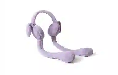 白卷 冬季卡通可爱光板长耳朵耳套 护耳耳套 耳罩 男女同款情侣款