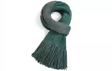 优幽兰 防风防寒大蓬松休闲双面可戴多用途高级感保暖小众 绒线围巾 女款