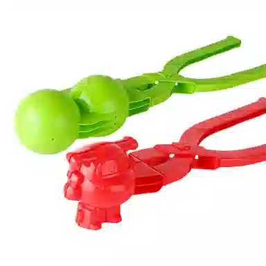 小牧马 爱心夹雪球夹子 打雪仗雪地模具 玩雪套装 玩具