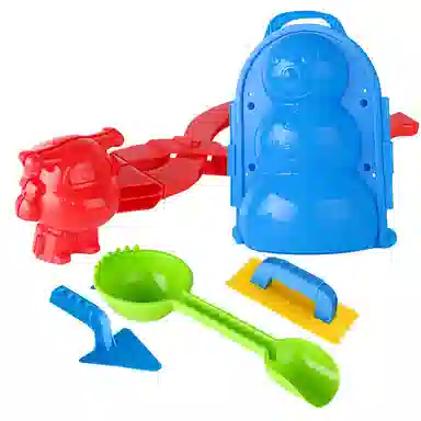 小牧马 爱心夹雪球夹子 打雪仗雪地模具 玩雪套装 玩具