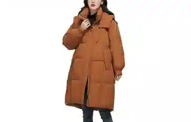 雅鹿 保暖时尚纯色羽绒服 女款