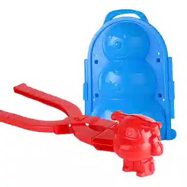 小牧马 爱心夹雪球夹子 打雪仗雪地模具 玩雪套装 玩具