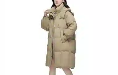 雅鹿 保暖时尚纯色羽绒服 女款