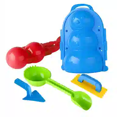 小牧马 爱心夹雪球夹子 打雪仗雪地模具 玩雪套装 玩具