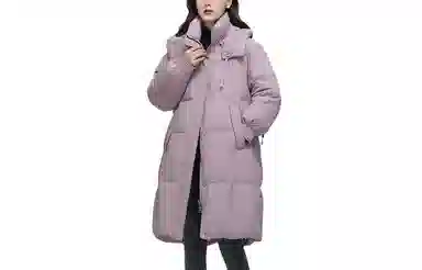 雅鹿 保暖时尚纯色羽绒服 女款