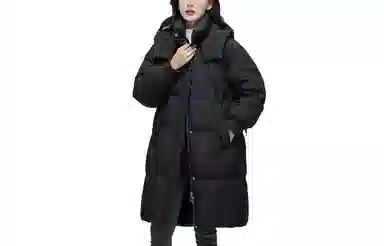 雅鹿 保暖时尚纯色羽绒服 女款