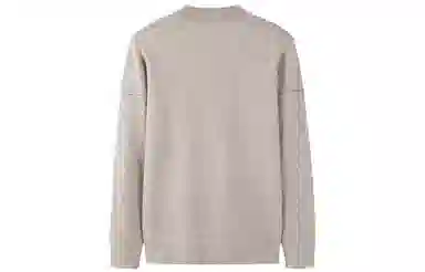 才子 半高领撞色提花长袖针织衫 男款