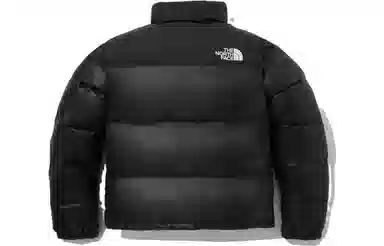 The North Face Logo Down Jacket Black