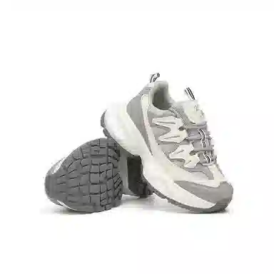 金佰川 二层牛皮 拼色百搭简约 增高支撑 低帮 老爹鞋 女款